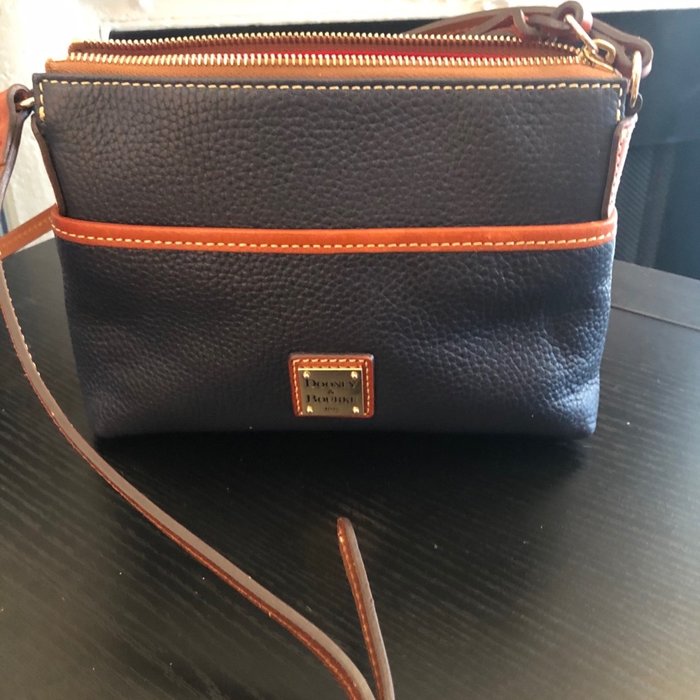 Dooney and Bourke small dark blue bag